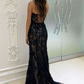 Sweetheart Lace Appliques Mermaid Prom Dress nv1379