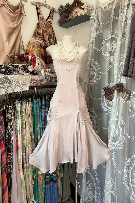 Rosa Retro Fashion Off Shoulder Kurzes Homecoming Kleid Geburtstagskleid nv4252