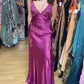 Robe de soirée longue style sirène, vert sauge/rose, vintage, col en V, bretelles spaghetti, dos nu, robe de bal formelle, nv3599