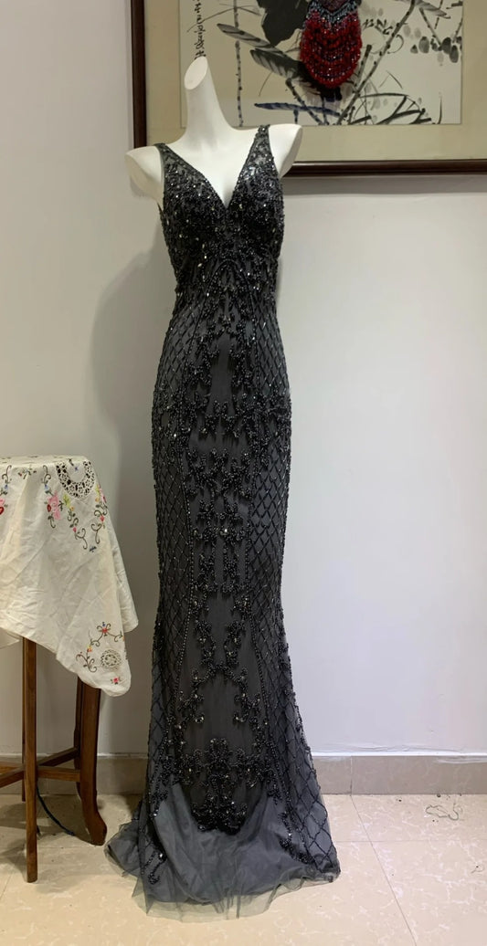 New Retro Formal Dress Long Dress NV6450