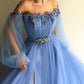 Blue/Green New Fashion Evening Dress Prom Gown nv75