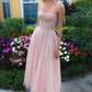 Rosa knielange Ballkleider mit Spaghettiträgern und Pailletten, rosa Homecoming-Kleider mit glänzenden Pailletten, rosa Abendkleider nv1513