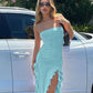 Strapless ruffle homecoming dress evening ball gown nv1753