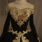 NiceVestidos – Vintage-Kleid, golden, hervorragend, erstklassig, hinreißend, handbestickt, mit vielen Perlen besetzt, romantische Fantasie, Barockzeit, prächtiges Hochzeitskleid, Ballkleid NV5854