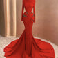 Red fashion tube top  Long sleeves/sleeveless long sexy straps elegant trailing ball gown evening dress nv3281