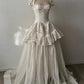 Neues Vintage-Hochzeitskleid, langes Kleid, Brautkleid NV6690