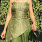 NiceVestidos – Vintage-Blumenmuster, modisch, elegant, langes Satin-Ballkleid, Abschlusskleid NV5852