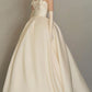 White Pink/White Bow Trim Long Satin Ball Gown Evening Dress Holiday Party Dress with Gloves nv3093