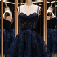 Robe courte en tulle à fines bretelles et application de dentelle rouge, idéale pour la rentrée scolaire ou une fête d'anniversaire (Nv4932)
