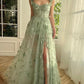Robe de bal féerique papillon 3D 2024 Robe de soirée formelle en tulle brodé avec poches Robe de bal longue nv1572