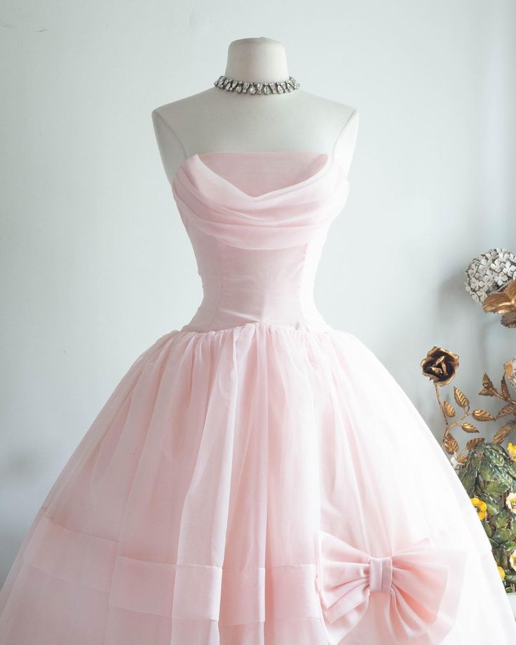 Pink Tulle Bandeau Fashion Long Homecoming Dress Party Dress nv3043