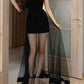 Schwarzes Tube-Top, sexy, langes Ballkleid, Abendkleid, Partykleid, NV2182