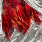 🌺✨Rotes, exquisites, mit Perlen besetztes, elegantes, langes Chiffon-Ballkleid im Retro-Stil, Partykleid NV5351