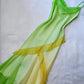 Yellow Green Fashion Gradient Chiffon Long Prom Dress Party Dress Evening Dress nv4349