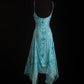 NiceVestidos – Blingbling, elegantes, märchenhaftes, türkisfarbenes Ballkleid mit Perlen, NV5789
