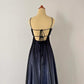 NiceVestidos – Langes, dunkles, exquisites Chiffon-Ballkleid mit Blumenmuster, Heimkehrkleid, Feenkleid, NV5585