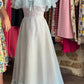 Robe de bal longue en mousseline de soie bleue élégante et douce, robe de soirée, robe de retour, robe de soirée nv3711