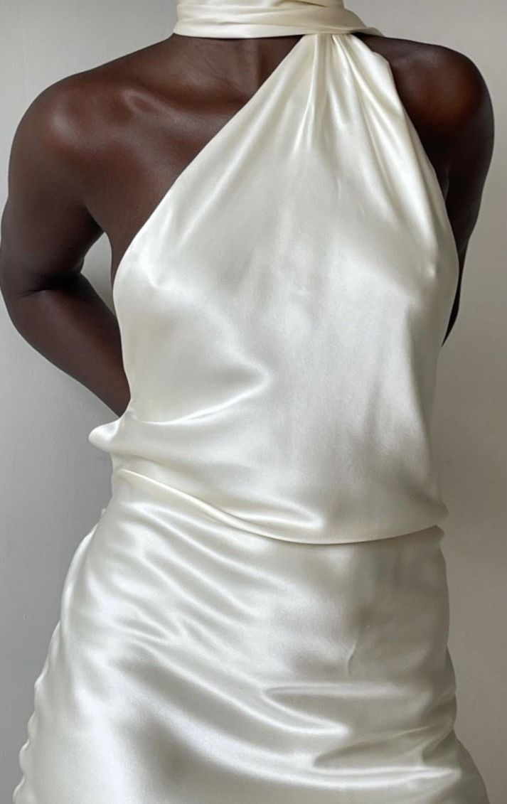 Robe de soirée courte en satin, couleur unie, élégante, épaules dénudées, couleur champagne, robe de soirée d'anniversaire, nv2538