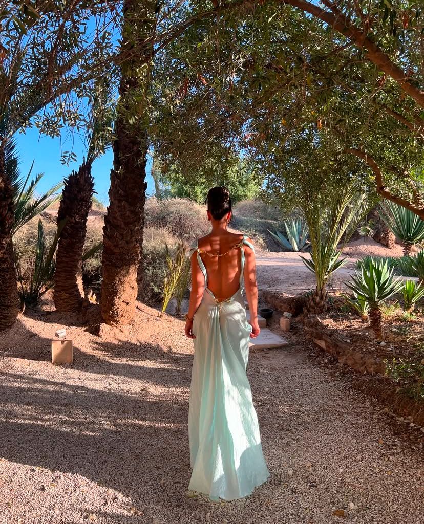 Robe de soirée sirène en satin bleu vintage, élégante, style déesse grecque, tenue de bal longue, robe de soirée, robe de soirée, nv4761