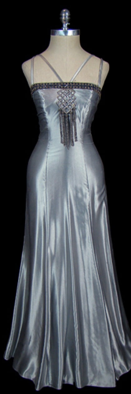 Robe de soirée élégante et raffinée en satin, longue, avec perles et pierres précieuses, longueur au sol, robe de bal, robe d'anniversaire, robe de bal, nv3949