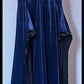 NiceVestidos - Robe médiévale en velours bleu NV5753