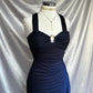 Robes de bal longues bleu marine, nouvelles robes de soirée nv1374