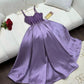 Purple Gorgeous Sequin Rhinestones Decorated Long Ball Gown Evening Dress nv2998