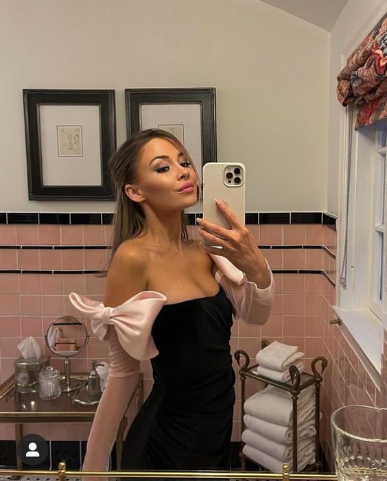 Schwarzes trägerloses Tube-Top mit Schleifen auf beiden Seiten der Schultern, modisches, enges, kurzes Mini-Homecoming-Kleid, Abendkleid, Geburtstagspartykleid nv2362