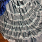 Robe de soirée en satin à fleurs bleues, robe de bal, robe de quinceanera, nv4640