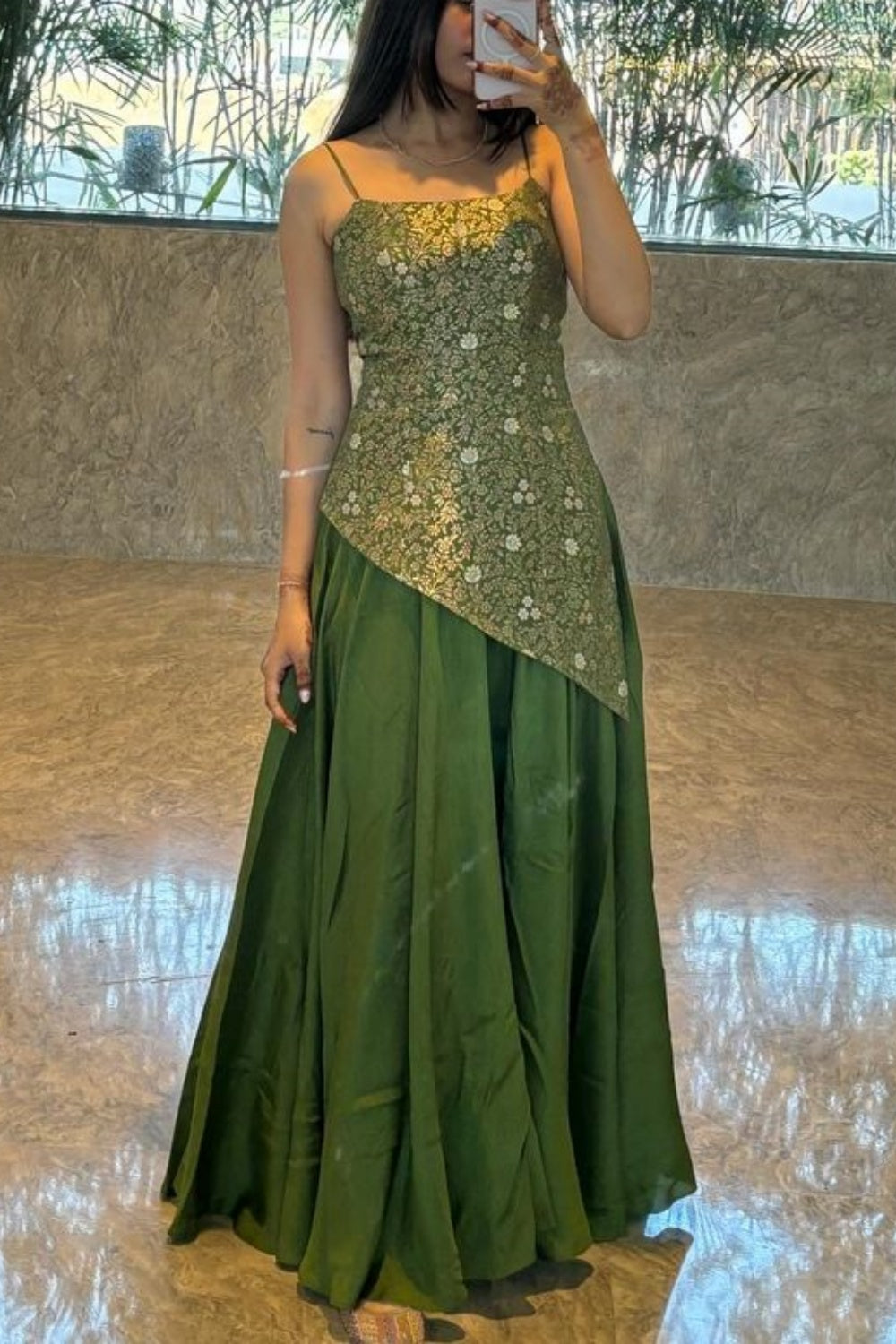 NiceVestidos – Vintage-Blumenmuster, modisch, elegant, langes Satin-Ballkleid, Abschlusskleid NV5852