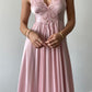 Robe de soirée longue en satin rose, élégante et tendance, en dentelle délicate, robe de bal, robe de soirée, robe de bal, robe de demoiselle d'honneur, nv3897
