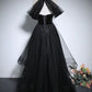 Robe de bal noire chic et magnifique en perles et strass, coupe trapèze/princesse, col haut, sans manches, dos nu, longueur au sol/longue, robe de soirée formelle, nv2643