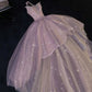 White Luxury Shiny Elegant A-line Exquisite Beading Long Layered Tulle Formal Prom Dress Evening Dress Party Dress nv3484