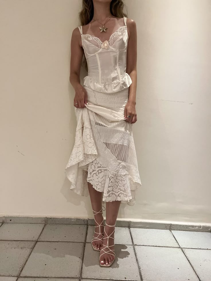 Robe de soirée élégante en dentelle, col en cœur, blanc ivoire, longue, style vintage, robe de bal, robe de soirée, robe de soirée, nv4164