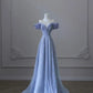 Hellviolett Glänzend Elegant Herzförmiger Ausschnitt Lang Tüll Pailletten Ballkleid Abendkleid Partykleid nv3782