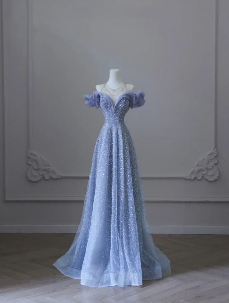 Hellviolett Glänzend Elegant Herzförmiger Ausschnitt Lang Tüll Pailletten Ballkleid Abendkleid Partykleid nv3782