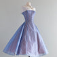 Vintage Elegant Tulle Purple Sweet Long Ball Gown Evening Dress nv2937