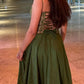 NiceVestidos – Vintage-Blumenmuster, modisch, elegant, langes Satin-Ballkleid, Abschlusskleid NV5852