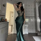 Green fashion sexy see-through slim long bustier dress evening dress wedding guest dress prom dress party dress nv2616