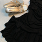 Black One Shoulder Short Homecoming Dress Ruffle Hem 3D Bow Ruched Bodycon Vintage Cocktail Gown  NV6912