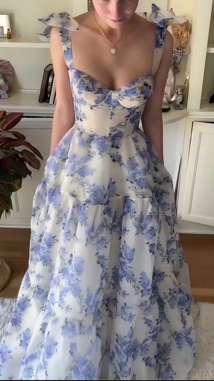 Wunderschönes, florales Chiffon-elegantes langes Ballkleid, Abendkleid, Partykleid, NV37