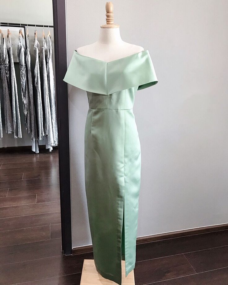 Robe de soirée longue en satin, simple et élégante, verte, à la mode, robe de mariée, robe de demoiselle d'honneur, robe de bal, nv3891