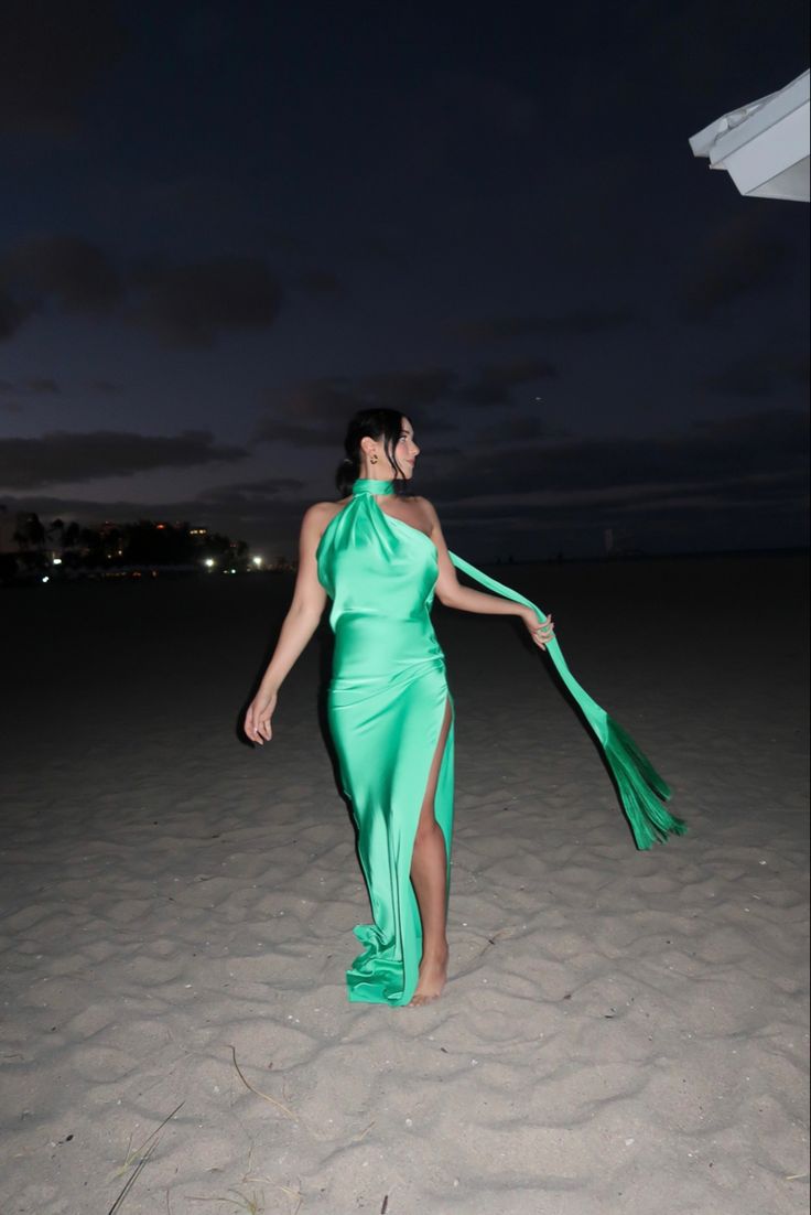 Robe de soirée longue en satin, verte, simple, élégante et à la mode, robe de bal, robe de soirée, robe de soirée, robe d'invité de mariage, nv3938