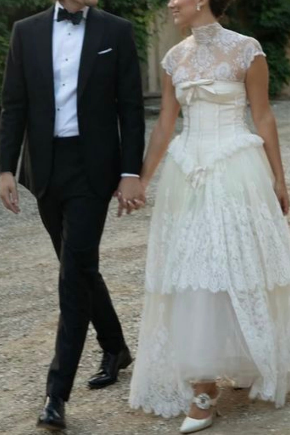 NiceVestidos – Langes Brautkleid aus reiner weißer Spitze NV5836