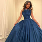 Blue Fashion Unique Elegant A-line Popular Long Evening Dress Party Dress nv2465