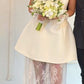 Robe de mariée longue en satin et dentelle blanche élégante, robe de soirée, robe de bal, nv4221
