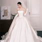 Strapless Sweetheart Satin Ballgown Bridal Wedding Dress  NV7339