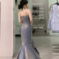 Burgundy Shiny Fashion Spaghetti Strap Long satin Ball Gown Evening Dress Party Dress nv3580