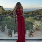 Red hot sale fashion sexy slim suit prom dress evening dress party dress nv2288