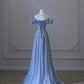 Hellviolett Glänzend Elegant Herzförmiger Ausschnitt Lang Tüll Pailletten Ballkleid Abendkleid Partykleid nv3782